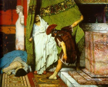 サー・ローレンス・アルマ・タデマ Painting - ローマ皇帝 AD41detail1 ロマンチックなサー・ローレンス・アルマ・タデマ